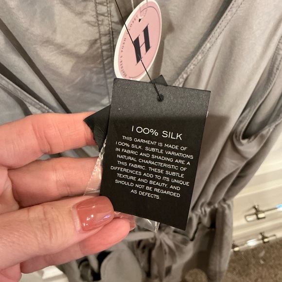 Marc By Marc Jacobs Gray Silk/khaki dress, Brand New with tags! - Picture 5 of 7